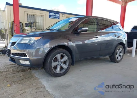 2011 Acura Mdx Technology Package from USA, damaged, VIN 2HNYD2H68BH524792